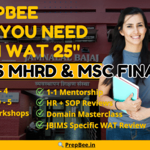 AYN GDPI WAT 2025 - JBIMS MHRD & MSc Finance