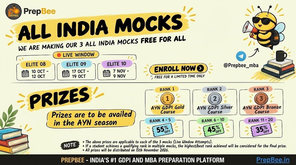 All India Mocks - CAT 2026